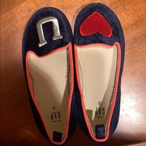 Gap velvet slippers “Love you”